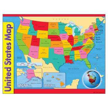 Ashley Productions 12 x 17 Double-Sided US Map Learning Mat - Image 4