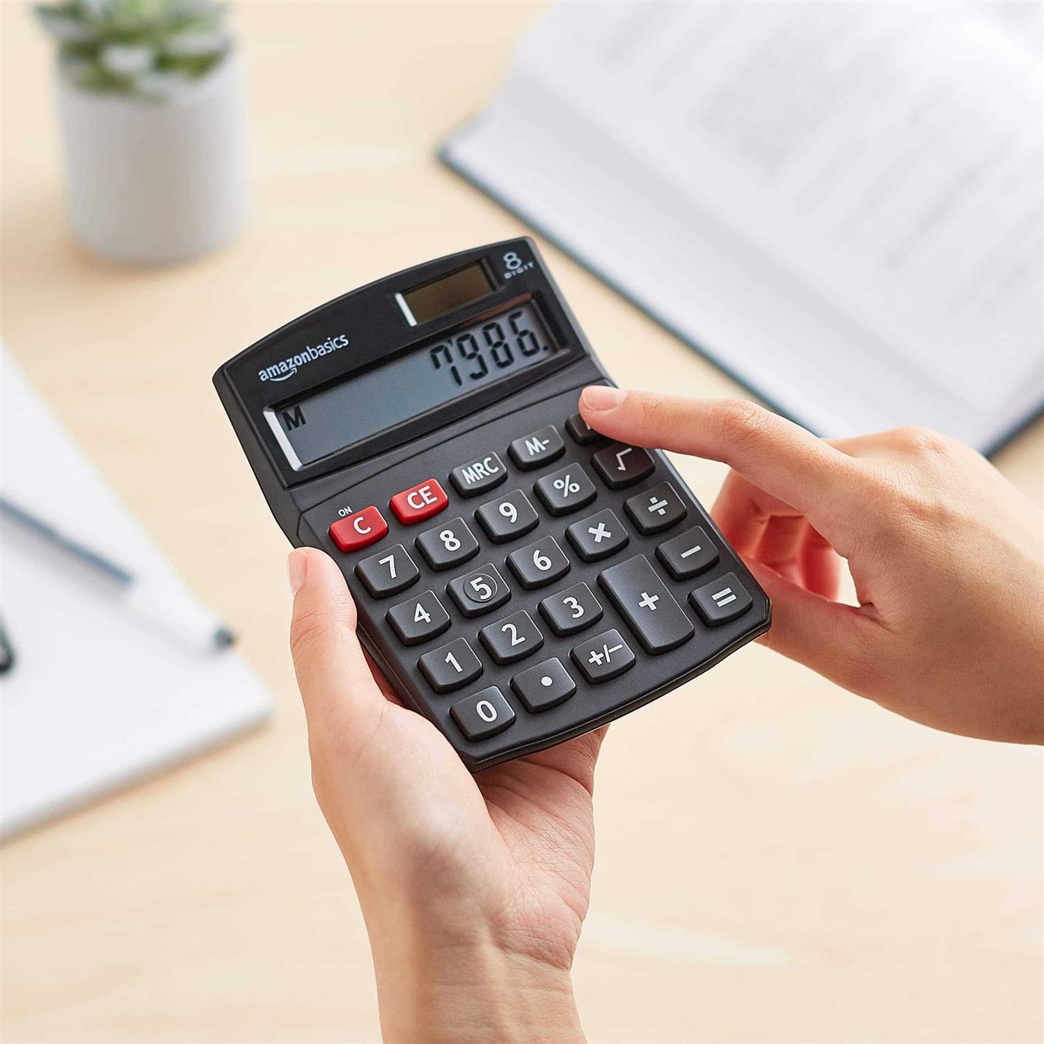 Amazon Basics Lcd 8-Digit Desktop Calculator - Image 5