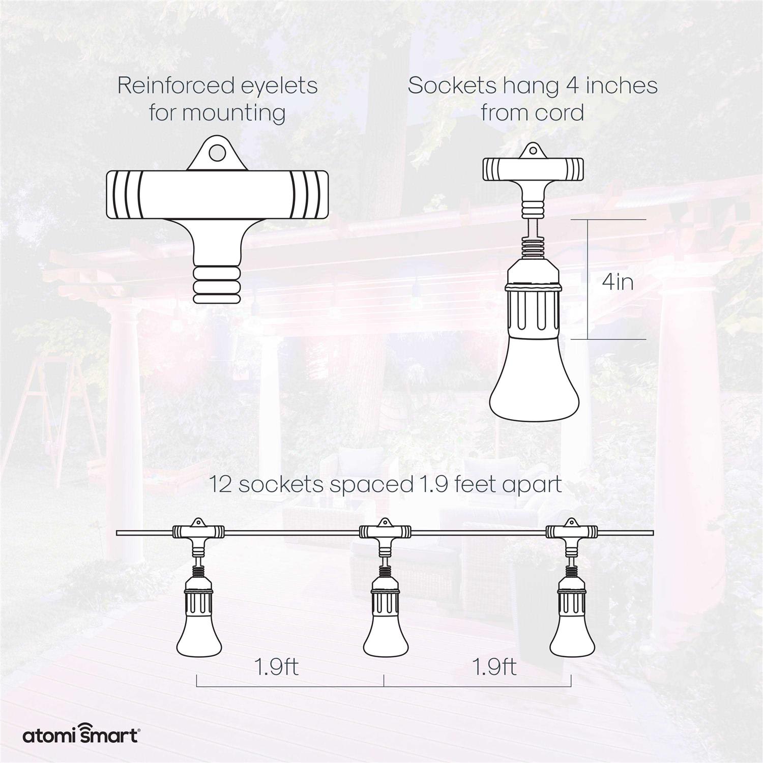 Atomi Color Smart LED String Lights - Image 2